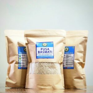 Matured Pusa Basmati Rice, Unpolished, 1kg